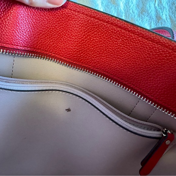 Red Kate Spade Tote with Dust Bag - Picture 9 of 10